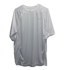 Athlio Mens Cool Dry Short Sleeve Compression Base Layer Shirt Size XL White